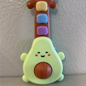 Musical Avocado Toy with Colorful Buttons